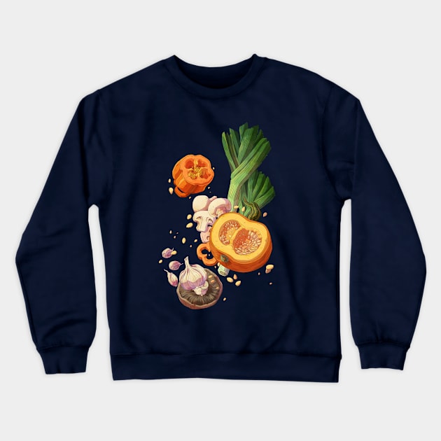 Veggie week Crewneck Sweatshirt by Victoria Hamre